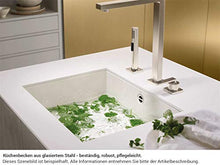 Dornbracht 38500002 - Lavabo da cucina in acciaio smaltato, colore: Bianco lucido
