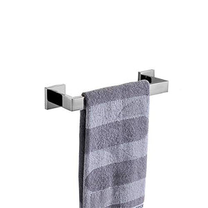 Flybath Portasciugamani da Parete singolo SUS 304 acciaio inossidabile lucido porta asciugamani da bagno mensola a parete, 30 cm / 11,8 pollici
