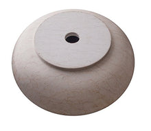 Yuchengstone - Lavabo grande in marmo pregiato, colore: beige chiaro con venature in colore rosa, pezzo unico, diametro 42,5 x 12,9 cm, peso: circa 12 kg