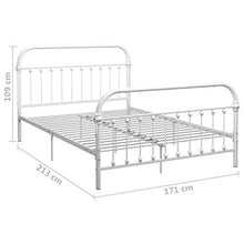 SKM Giroletto Bianco in Metallo 160x200 cm (25.55kg)