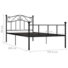 SKM Giroletto Nero in Metallo 100x200 cm (13.1kg)