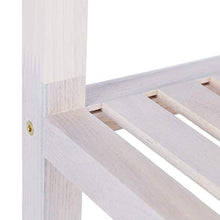 Relaxdays Scaffale da Bagno, Legno di Noce, Ripiani Portaoggetti, Mobiletto Salvaspazio,79,5x36x36, Mobile Cucina,Bianco