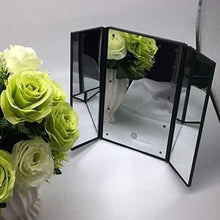 Specchio per il Trucco USB Carica a LED Square Touch Screen Regolabile Luminosità Regolabile Specchi di vanità,