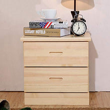Comodino Legno Solido Comodino con 2 cassetti Comodino Armadio di immagazzinaggio for la casa Camera da Letto Accessori Ufficio Universitaria USA per mobili Camera da Letto