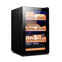 Armadio per Sigari Umidificatore A Temperatura E umidità Costanti Armadietto Idratante per Sigari Armadietto per Sigari Ripiano in Legno di Cedro (Color : Black, Size : 45x52.5x72.5cm)