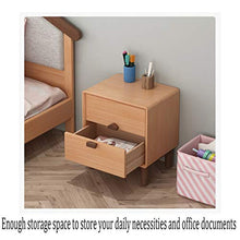 GXT WGZ- Comodino Camera Locker, Camera da Letto Comodino, Soggiorno Locker, Living Room Divano Fianco del Mobile (Color : Wood Color)