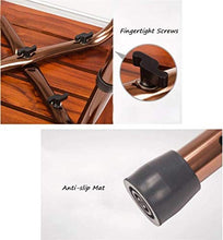 Bamboo Bath Chair for la Balneazione Anziani Bagno Sgabello Retrattile Altezza Telaio Lega di Alluminio