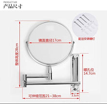 WANZSC 20,3 cm Estensibile 1X5X Ingrandimento Bagno Specchio Intelligente Specchio Trucco Parete Specchio Bagno Specchio Cabinet cy523