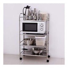 LYM &ripiano di stoccaggio Moda Spesa, Cucina Rack Forno a microonde Quattro Livelli di Bagagli da Bagno Ufficio Organizzatori Scaffale di Finitura