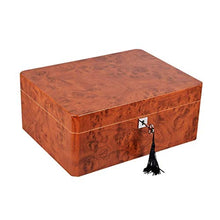 NIHAOA Accessori del Sigaro Corrosione Premium Cigar Humidor - con Deluxe Anteriore Montato igrometro Buon apporto di umidità