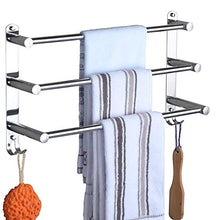 Portasciugamani In Acciaio Inox Flessibile Regolabile Da 50 A 90 Cm 3 Cravatte Braccio Portasciugamani Appendiabiti Da Parete Per Bagno Fisso 60 cm