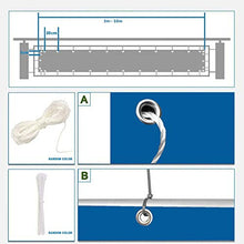 Ziligengsheng Paravento per balconi 65x600cm,Idrorepellente e Resistente agli Strappi,con Fascette e funi,per Ringhiera Protezione Balcone, Blu
