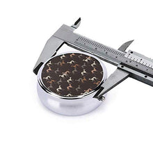 Azawakhs - Scatola rotonda per medicine, portatile, mini pillole, dispenser per tasca, borsa da viaggio, idea regalo