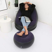 XIAMIMI Sofà Pigro Gonfiabile reclinabile Outdoor Divano Letto con Pedali Comodo Combinazione affollamento Divano,A