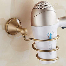 AGGF Mensola per Bagno Mensola per asciugacapelli da Parete in Rame Mensola per Bagno Mensola per asciugacapelli Antico