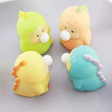 Amosfun 4Pcs Lento Aumento Babay Dinosauro Acqua del Bagno del Giocattolo di Decompressione Giocattolo per Bambini Favore di Partito di Compleanno Regalo per Goodie Bags Uovo di