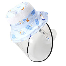 TOYANDONA Bambini Visiera Cappello Trasparente Visiera Copricapo Protezione per Il Viso Protezione per Il Viso Anti Sputo Anti-Nebbia Visiera Cappello per Bambino Forniture Esterne (46 Cm)