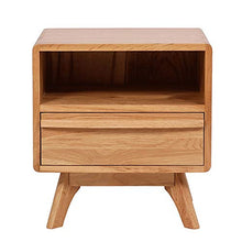 Comodino Comodino legno Governo di immagazzinaggio Multi-Function bagagli Mobili Comodino for Camera da letto Camera Perfetto per qualsiasi camera da letto ( Color : Natural wood , Size : 45x40x48CM )