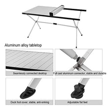 HYJBGGH Tavolo Pieghevole da Campeggio in Alluminio Tavolo da Picnic Tavolo da Giardino per Cucinare All'aperto, Viaggiare con Lo Zaino in Spalla (Color : Silver, Size : 146 * 80 * 70cm)