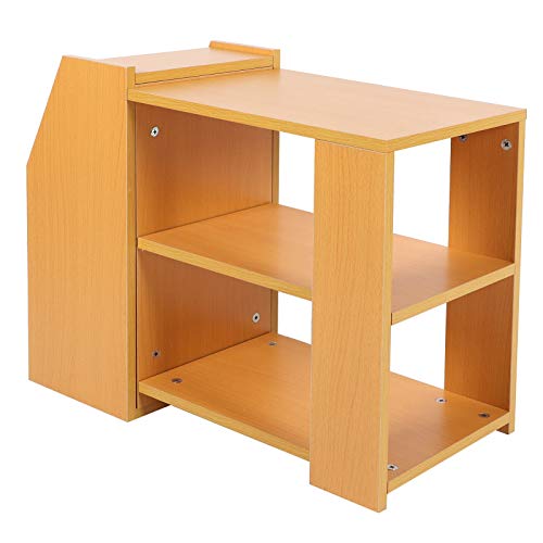 Aoyo 3 Tier Modern Bookshelf Deposito di Deposito Divano Tavolino per Soggiorno Mobili per Ufficio A Domicilio