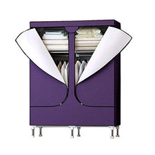 JFFFFWI Armadio Guardaroba Guardaroba a Prova di Polvere 128 * 46 * 175cm Armadio Guardaroba Semplice (Colore: C)