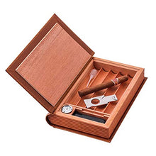 XZJJZ Uomo multifunzionali Regalo Cigar Humidor - Cuoio di Alta qualità di Alta qualità Fatto a Mano idratante Holster Idratante Sigaro Tubo (Color : Black)
