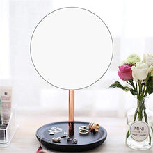 Specchio per il trucco, specchio desktop per il desktop a scatto da 180 gradi Specchio HD Specchio da principessa portatile, Specchio da tavolo europeo per studenti per camera da letto casa Bagno AOIW