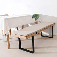 Yuing - Cuscino per panca da giardino, in schiuma ad alta densità, per sedie da patio, comodo e resistente, per interni, divano e finestra, colore: blu, 110 x 30 cm