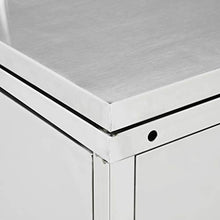 Tidyard Copribidone per Spazzatura Quadruplo per 4 Bidoni in Acciaio Inox da Giardino per Esterno,Copribidone da Giardino per Esterno,Copribidone in Acciaio,Copribidone in Metallo 276x77,5x115 cm