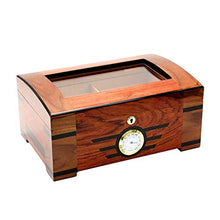 ZYING Di Legno Solido Traspirante igrometro Portatile Cigar Humidor - Cigar Box di stoccaggio con l'igrometro e umidificatore