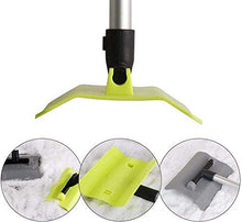 QTWW Pala da Neve Regolabile per Auto 2 Pezzi - Strumento di rimozione efficiente, Pala da Neve da Giardino telescopica Staccabile, Verde