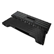 Filfeel Sgabello Pieghevole con Alzata, scaletta Portatile per armadi da Cucina per Bagno in Gravidanza per Anziani (38 x 21,5 x 13/14,9 x 8,5 x 5,1 Pollici) - Nero