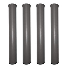 Goldflex Piedi per Rete in Metallo Altezza finita al Profilo della Rete di 35cm, 4 Gambe in Acciaio