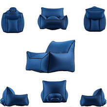 SINBROL - Divano Gonfiabile per Giardino, Campeggio, Parco, Cortile, Spiaggia, Pink, L