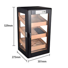 Humidor Cigar Humidors - Cigar Cabinet Contenitore di sigari di importazione di legno di cedro grande capacità 3 strati di sigari Umidità umidità costante Cabinet Display Cabinet .Deposito perfetto de