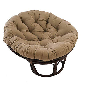 Yxxc Addensare Rotondo Papasan Sedia Cuscino Sedia Altalena Tappetino Cuscino per Sedia A Dondolo Pad Appeso Amaca, Nido D'uovo Cuscino Sedia M Diametro110cm
