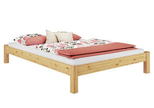 Erst-Holz Solido Matrimoniale futon in Pino per materasso140x200 con doghe rigide 60.35-14