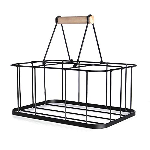 6 Cassa / supporto per bottiglia di latte | Cassa del latte porta di casa | Portabottiglie e portabottiglie di vetro | Milk Minder | M&W