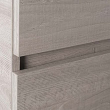 Yellowshop. - Mobile Bagno sospeso 120 cm Stile Moderno 2 cassetti lavabo specchiera LED MOD. Andre Plus (Cenere)