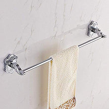 PYROJEWEL Mensole Bagno Bar Monte Bar Rack Appendiabiti a Parete Singola cremagliera di Rame Semplice Forato 61 Centimetri mensola da Bagno