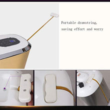 ZSQDSZ Vasca da Bagno in Acciaio Inossidabile Massaggio Automatico pediluvio Riscaldamento schiumogeno Bacino Elettrico Pedicure Bacino casa