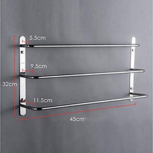 SWNN Bathroom Shelves Set Accessori Bagno/portasciugamani/portabottiglie Multistrato/Nuovo Design/Cool Contemporaneo/Acciaio Inox Antico 1 Pezzo - Bagno/Bagno Hotel 3 Appendiabiti a Muro