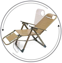 PAKUES-QO Reclinabile Pieghevole Sedia reclinabile Sedie Relax Sedie a Sdraio Lettini da Giardino Sedia da Spiaggia da Giardino Napping