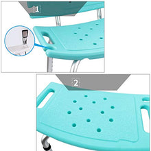 Strumento medico ABBD per panca da doccia con schienale rimovibile - Sedia per vasca regolabile in altezza, sedile per vasca da bagno con idromassaggio spa - Sicurezza antiscivolo-White