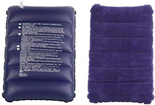 HongLianRiven Lettino da Viaggio Lettino da Viaggio 47x30cm Car Travel Bed materassino da Campeggio Molle Gonfiabile Viola Scuro Air Cushion Floccato Cuscino Capo Casa di Riposo Spazio Cuscini 6-3