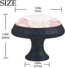 Lama rosa Alpaca Grass Coral Pomelli per Porta Set di 4 Pomelli per Mobili Manopole per Cassetti Cucina Armadio Vetro