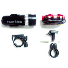 SaySure - Torch Bike Bicycle 5 LED Head Light 5 LED Rear Lamp