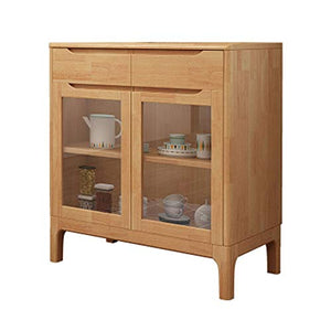 XuZeLii Credenza Credenza Cassettiera pasti Credenza Bagagli cassetti Adatto per Camera da Letto E Soggiorno (Color : Natural, Size : 80x40x85cm)
