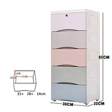 Guardaroba semplice Plastica Dresser cassetti for i vestiti dell'organizzatore di immagazzinaggio cassettiera Governo di immagazzinaggio for la camera dei bambini Ludoteca Studio Camera Ingresso dell'