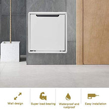 4cm Ultra sottile Sedia da parete invisibile Pieghevole Sgabello da bagno Sgabello Damping Sedia da parete a soffitto in acciaio a freddo Sgabello che cambia sgabello adatto per portico / camera da le